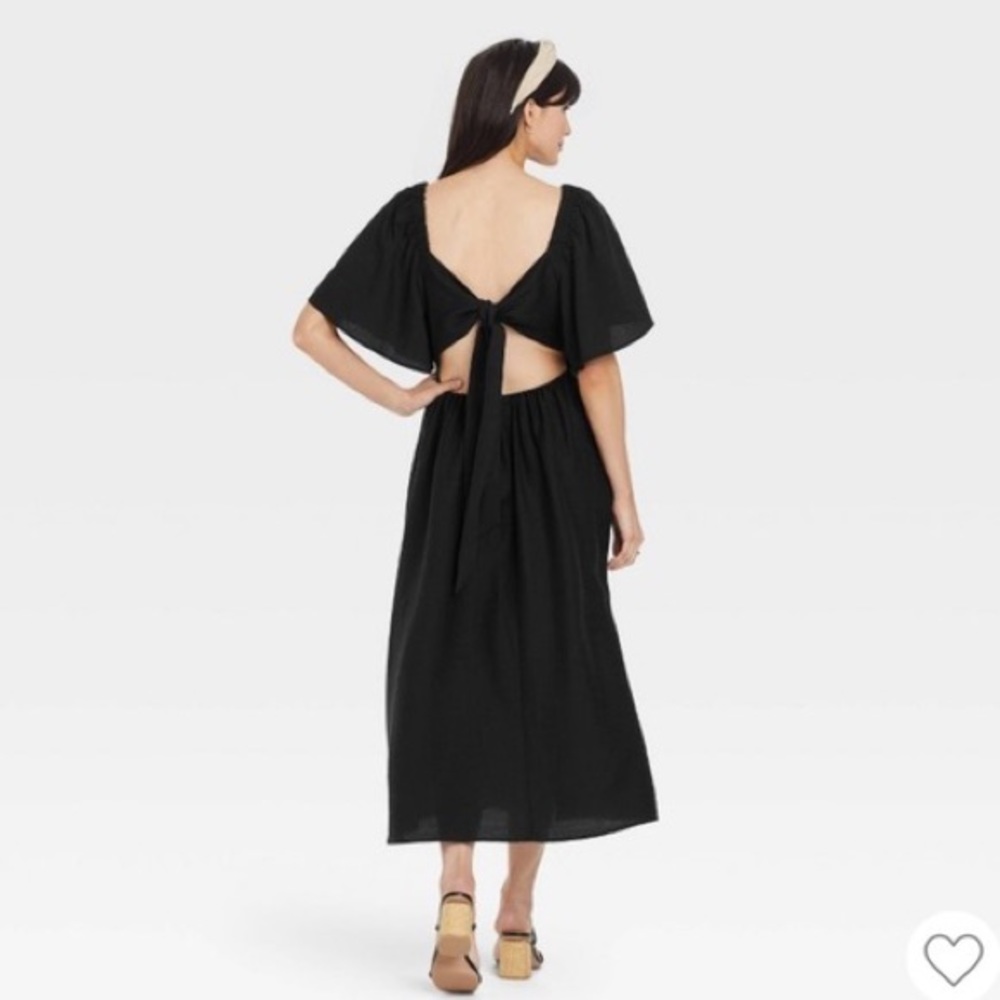 A New Day black tie back dress, size medium. Never worn!